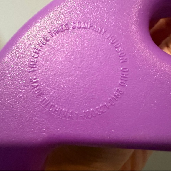 Vintage Little Tikes Purple Tambourine Rattle Kids Musical Toy Instrument EUC - Picture 7 of 8